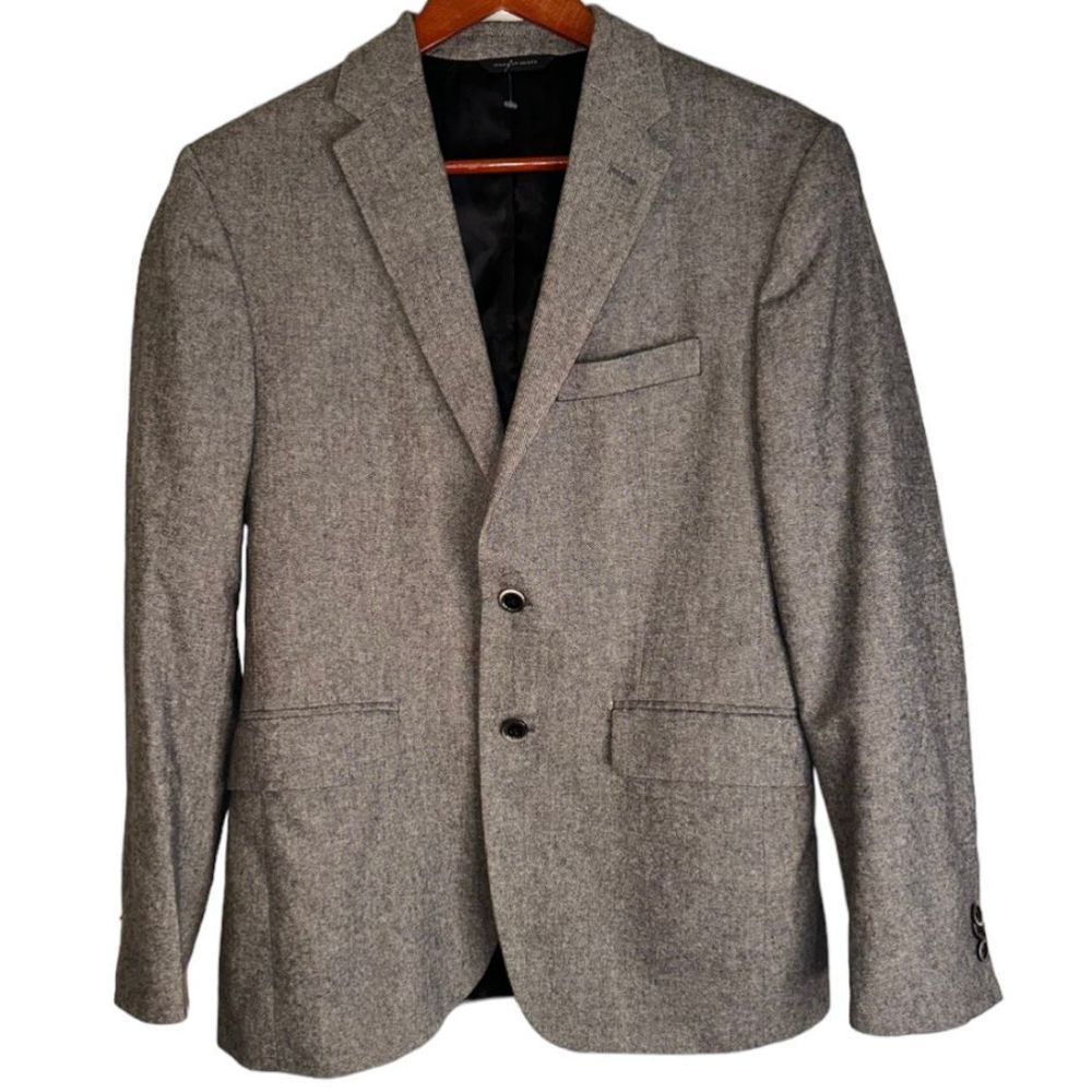 Banana Republic Mens 38S Tailored Italian Fabric Preppy Formal Two Button Blazer